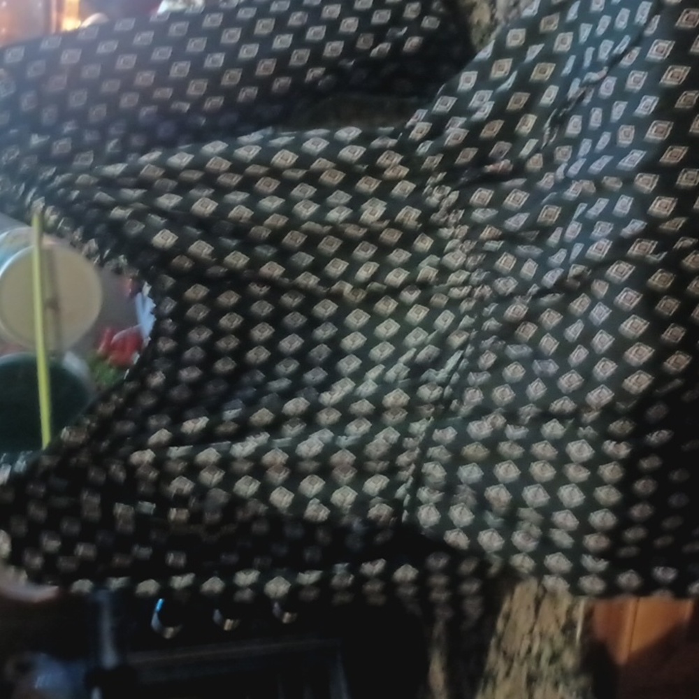 A New Neiman Marcus Black and White Diamond Couture Pattern Jumpsuit Size M